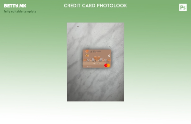 модерен стил Северна Македонија Капитал Банка АД Скопје, преден шаблон за мастер